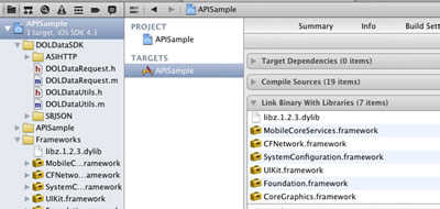 screenshot of frameworks to add